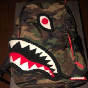 Sprayground Torpedo Shark Camouflage